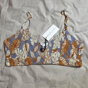 VICI x Summer of Diane palm leaf Bra top